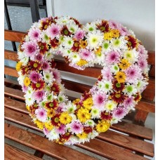 Heart of Premium Assorted Flowers